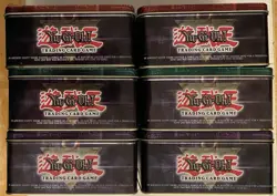 Yu-Gi-Oh 1996 tins (empty). Set Of 6 Vintage Lot! METAL - Image 2
