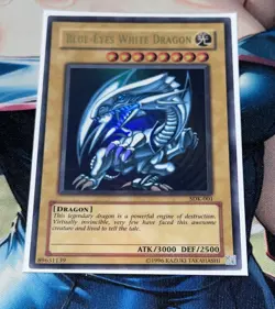 Yu-Gi-Oh! Blue-Eyes White Dragon SDK-001 Ultra Rare Holo MP - Image 1