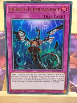 Unendliche Unbestandigkeit RA01-EN075 Super Rare Englisch NM YUGIOH - Image 1