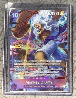 MONKEY.D.LUFFY (2ND ANNIVERSARY) OP05-119 One Piece Promo One Piece TCG NM - Image 1