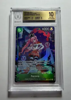 2026 One Piece Perona OP14-033 BGS 10 PRISTINE Alt Art SR ENGLISH - Image 1