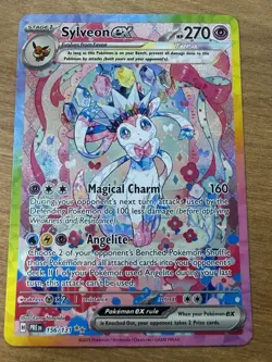 Pokemon Sylveon ex 156/131 SV Prismatic Evolutions SIR Full Art Holo LP - Image 1