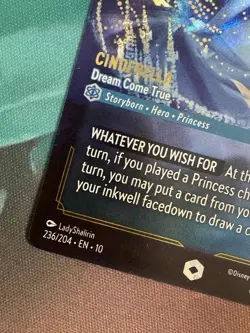 Disney Lorcana TCG Cinderella - Dream Come True 236/204 Enchanted Foil ENG - Image 4
