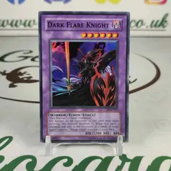 Dark Flare Knight DCR-017 Super Rare Unlimited Edition Yugioh Card Light Play - Image 1