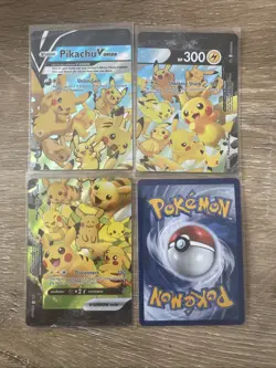 Pikachu V-Union [Set of 4] SWSH: Sword & Shield Promo Cards Holo - Image 3