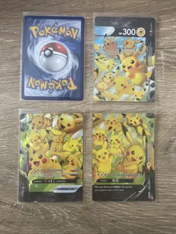 Pikachu V-Union [Set of 4] SWSH: Sword & Shield Promo Cards Holo - Image 5