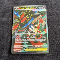 Mega Floette EX 101/086 Chaos Rising Full Art Holo Rare Pokemon Card mint - Image 1