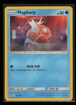 Magikarp 8/18 Pokemon Detective Pikachu Common Near Mint Holo Card - Image 1