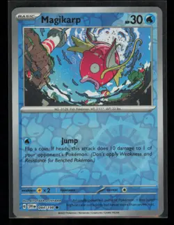 Magikarp 044/198 Pokemon Scarlet & Violet Common Near Mint Reverse Holo Card - Image 1
