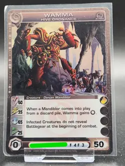 Chaotic Card : Wamma Hive Ordnance Roto First Edition Super Rare creature - Image 1