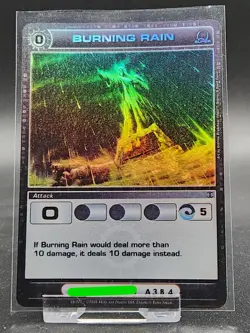 Chaotic Card : Burning Rain 1st Edition BTD Super Rare Attack - Image 1