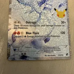 Reshiram 113/114 Celebrations: Classic Collection - Pokemon Card - Image 3