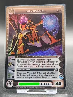 Chaotic Card : Mivindal BTD First Edition Super Rare creature - Image 1