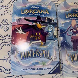 Lot Of 4 Disney Lorcana TCG Winterspell Blister Pack 12 Cards 2026 English - Image 4