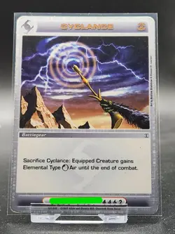 Chaotic Card : Cyclance Dawn Of Perim Dop First Edition Rare Battlegear - Image 1