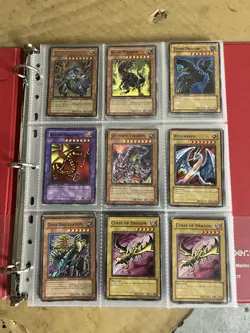 Konami Yu-Gi-Oh! TCG LDD 1st Edition Mixed 183-Card Lot Binder - Image 1