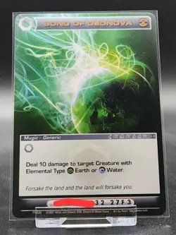 Chaotic Card : Song Of Geonova Dawn Of Perim 1st Edition Rare Mugic - Image 1