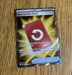 Full Art Special Red Card English Pokemon 113/086 NM Chaos Rising - Image 1