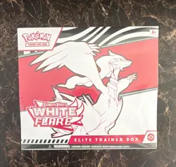 Pokemon TCG Scarlet & Violet—White Flare Elite Trainer Box English 65 Cards - Image 1