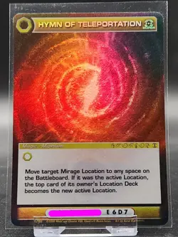 Chaotic Card : Hymn Of Teleportation Silent Sands Super Rare Mugic - Image 1