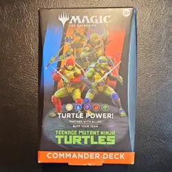 Wizards Magic: The Gathering Commander TMNT Turtle Power Deck 100 Cards 2024 - Image 1