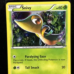 Snivy BW06 Black Star Promo Art Holo Pokemon TCG - Image 1