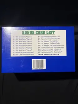 1992 Score Collector Set Factory Sealed (Blue) Box with 17 Bonus Cards 910 Cards - Image 2