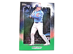 Matt Shaw 2025 Topps Update Green Night Terror Parallel Cards #NT-20 40/99 - Image 1