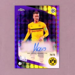 2025-26 Topps Chrome UEFA Club Competitions Soccer Marco Reus Purple Geometric A - Image 3