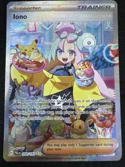 Pokemon TCG Iono 269/193 Paldea Evolved Special Illustration Rare Card - Image 1