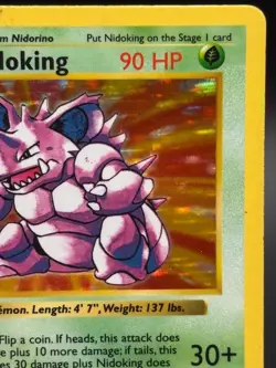 Nidoking 011/102 Base Set (Shadowless) Holo - Image 3