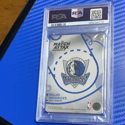 Topps 2025-26 Match Attax Hot Prospects Cooper Flagg Rookie Insert #HP-CF PSA 9 - Image 2