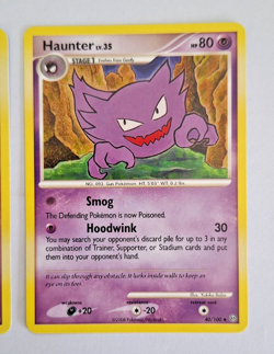 Gastly 62/100 + Haunter 40/100 Pokemon Cards - Stormfront Set - Image 4