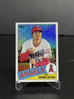 2020 Topps Series 1 Shohei Ohtani 1985 Mojo Refractor Angels - Image 1