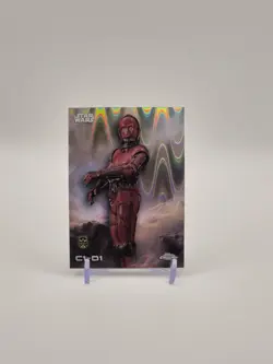 Topps Chrome Star Wars 2025 - C1D1 - Ashoka - Raywave Refractor - Image 1