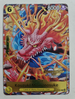One Piece TCG - Kouzuki Momonosuke - P-064 - Championship 2024 - English NM - Image 1
