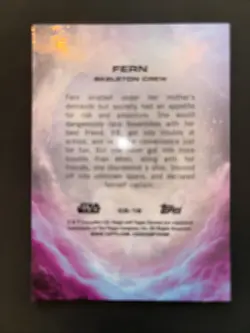 2025 Topps Chrome Star Wars #CE-18 Fern Debut Card From Skeleton Crew Costco Ex. - Image 2
