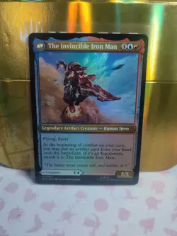 Tony Stark The Invincible Iron Man - M:TG Marvel Super Heroes M0080. FOIL - Image 2