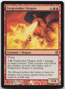 Forgestoker Dragon - Born of the Gods - Foil Rare - Magic: The Gathering - Image 1