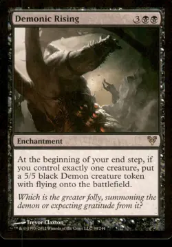 MTG - Demonic Rising Avacyn Restored #94 Rare LP - Image 1
