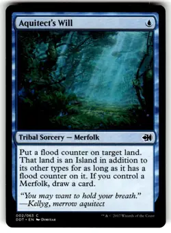 Aquitect's Will Duel Decks: Merfolk vs. Goblins Regular MTG - Image 1