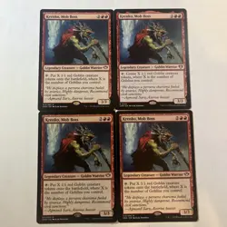MTG / Krenko Mob Boss X 4 / Nm - Image 1