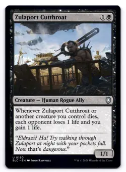 Zulaport Cutthroat NM Commander: Bloomburrow 190 MTG Regular - Image 1