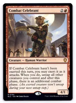 Combat Celebrant NM Commander: Bloomburrow 194 MTG Regular - Image 1
