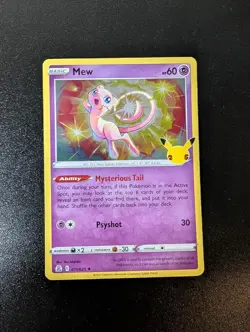 Mew 011/025 Holo Rare Celebrations Pokemon Near Mint - Image 1