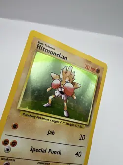 Pokemon Hitmonchan Base Set Holo Rare 7/102 1999 70HP Wizards Vintage - Image 3