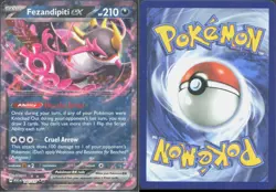 FEZANDIPITI EX 142/217 DOUBLE RARE ASCENDED HEROES POKEMON NM/M - Image 1