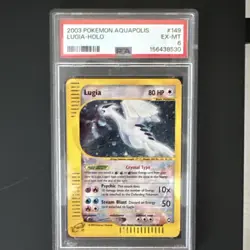 Pokemon Lugia 149/147 Aquapolis Holo Secret Rare PSA 6 Crystal Type - Image 2