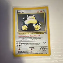 Pokemon TCG Snorlax 11/64 Jungle Holo Rare Unlimited Edition English 1999 - Image 1