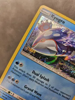 Pokemon TCG Kyogre STAFF SM129 Stamp Prerelease Promo SM Celestial Storm - NM - Image 3